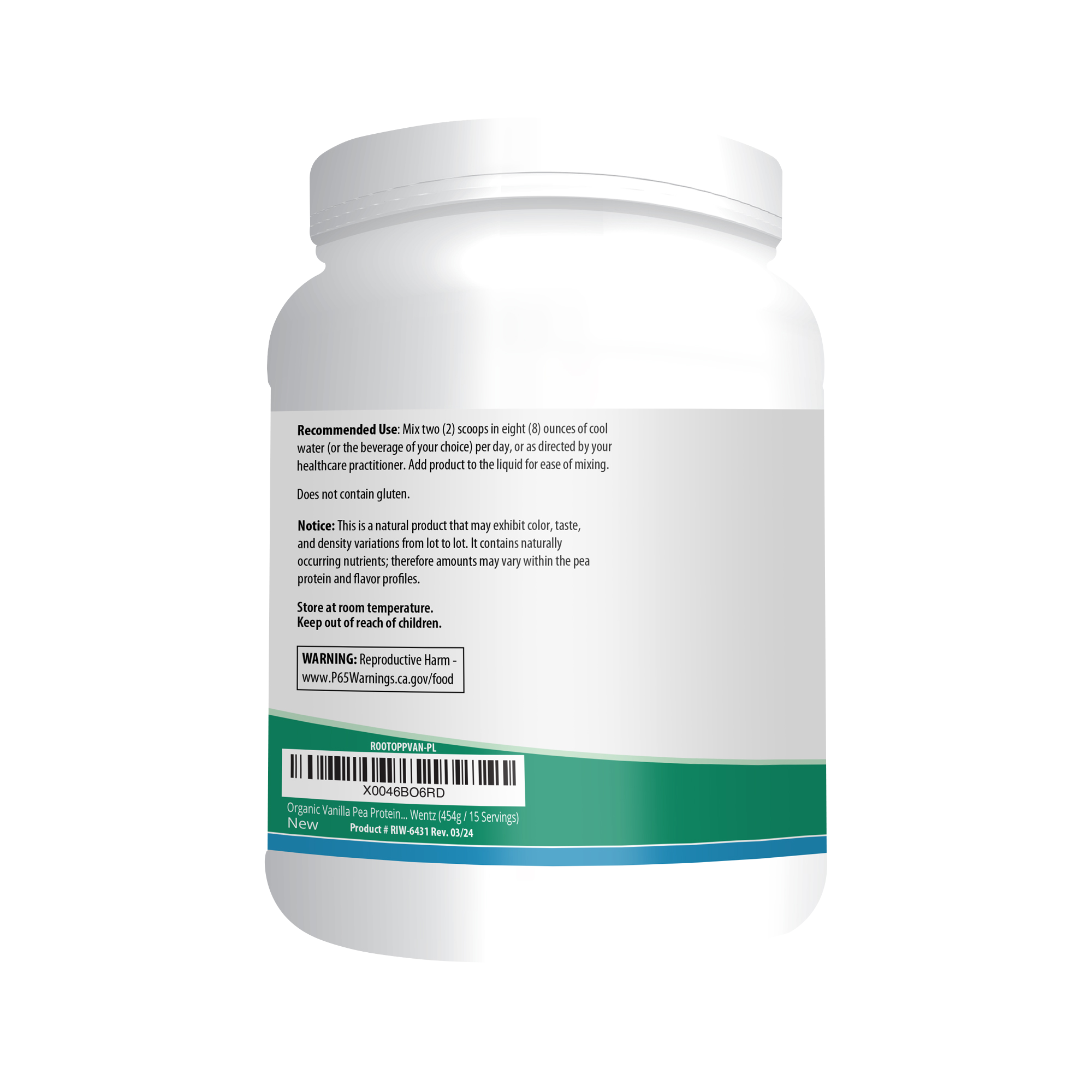 Organic Pea Protein - Vanilla