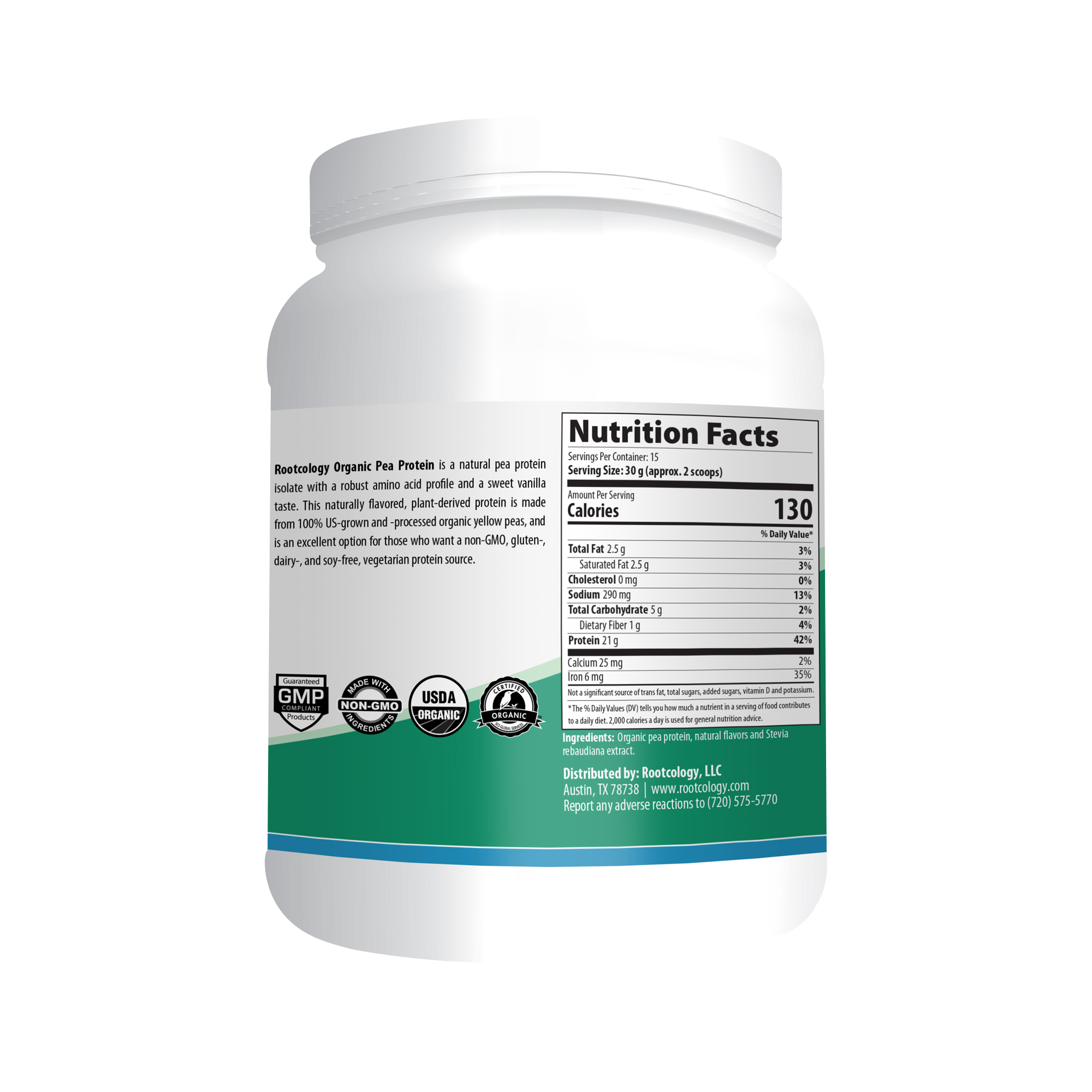 Organic Pea Protein - Vanilla