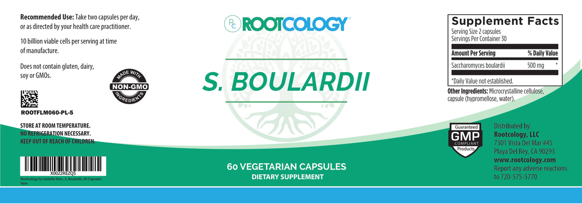 Saccharomyces Boulardii 500 mg (60 vcaps) –