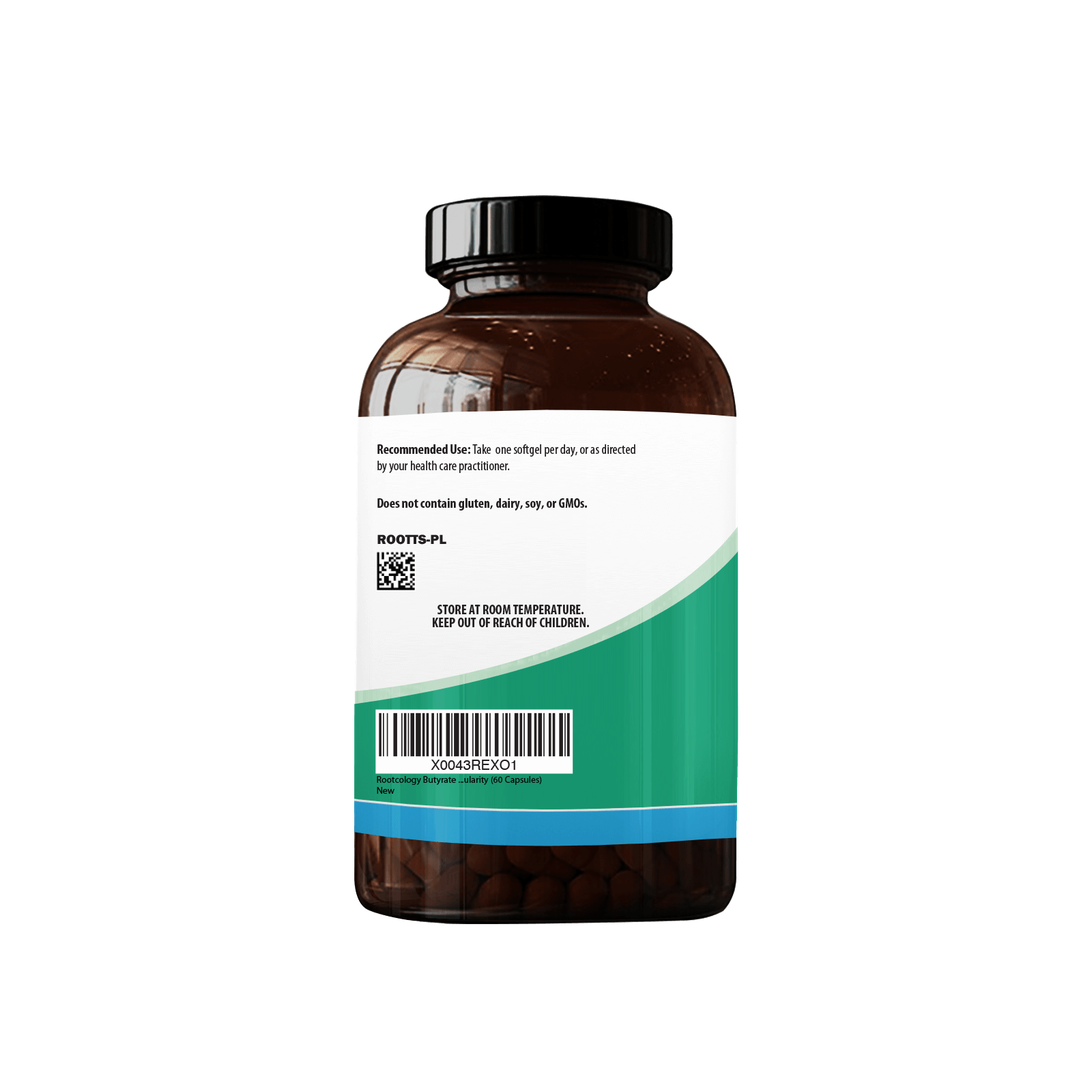 Rootcology Butyrate Balance Supplement Label
