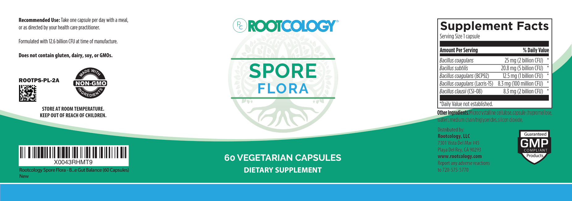Spore Flora Label