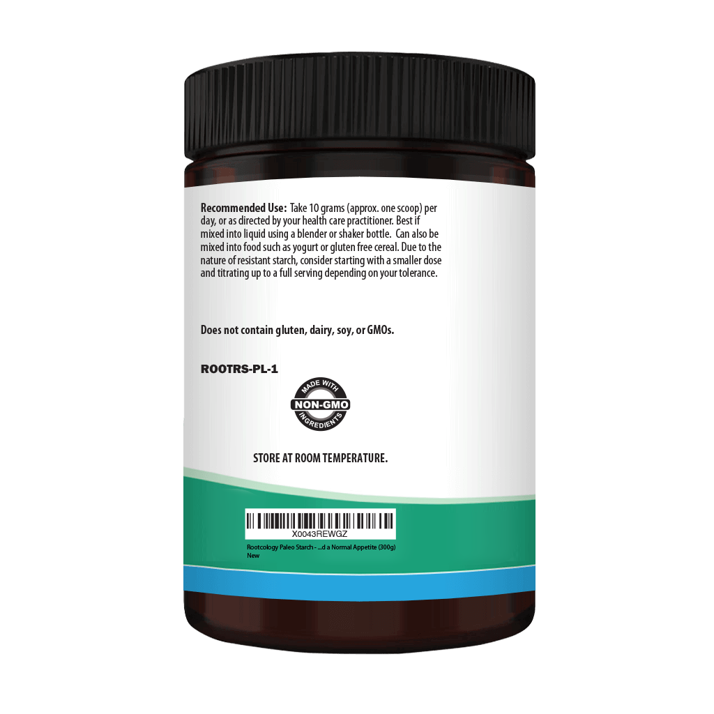 Rootcology Paleo Starch Supplement Label
