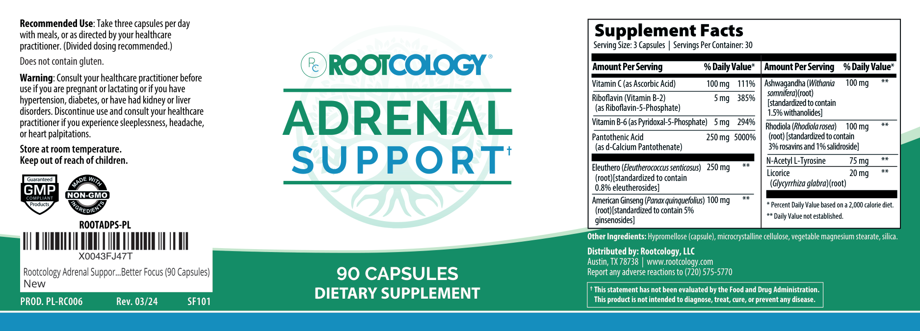 Adrenal Transformation Kit with Selenium