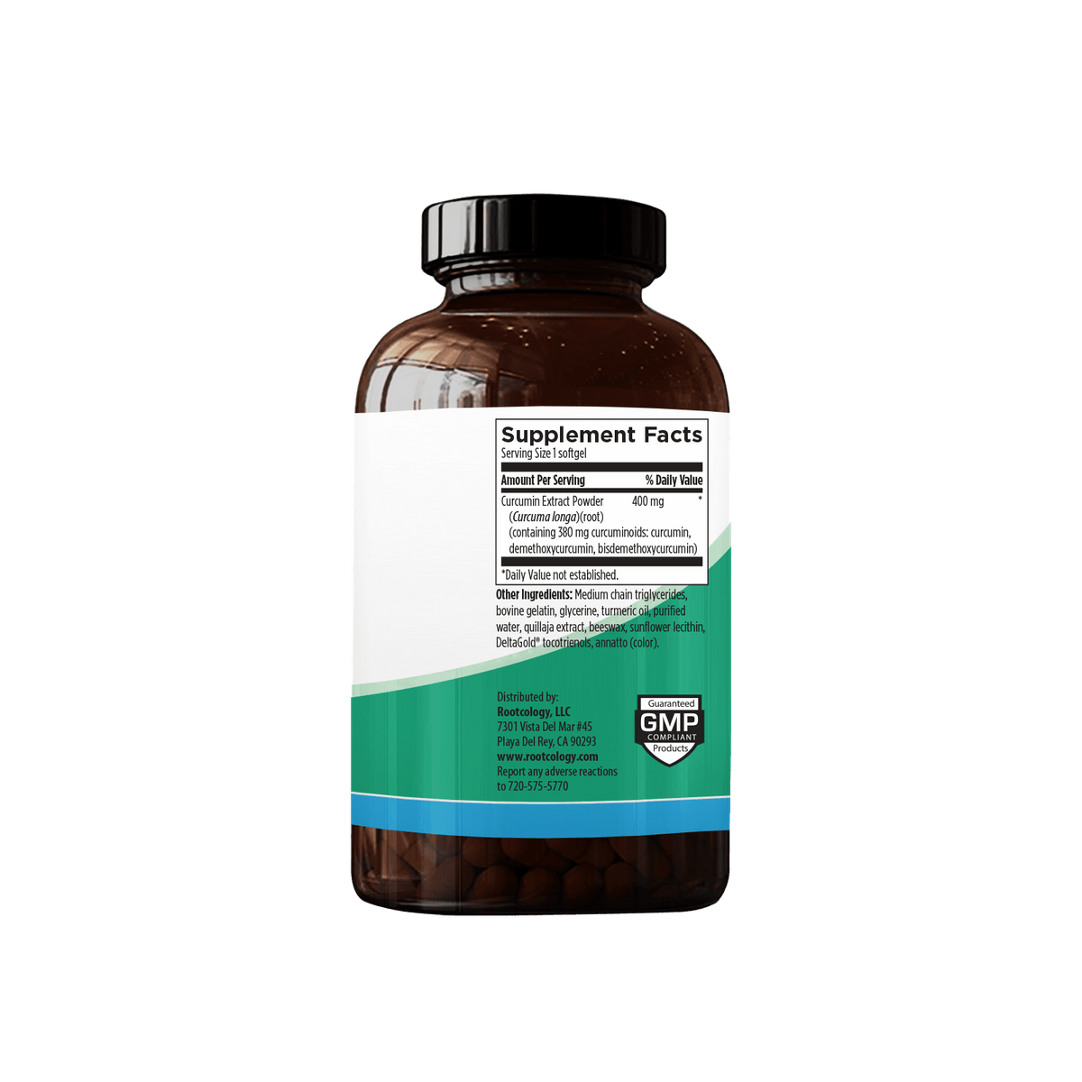 Rootcology Curcumin Absorb Supplement Facts