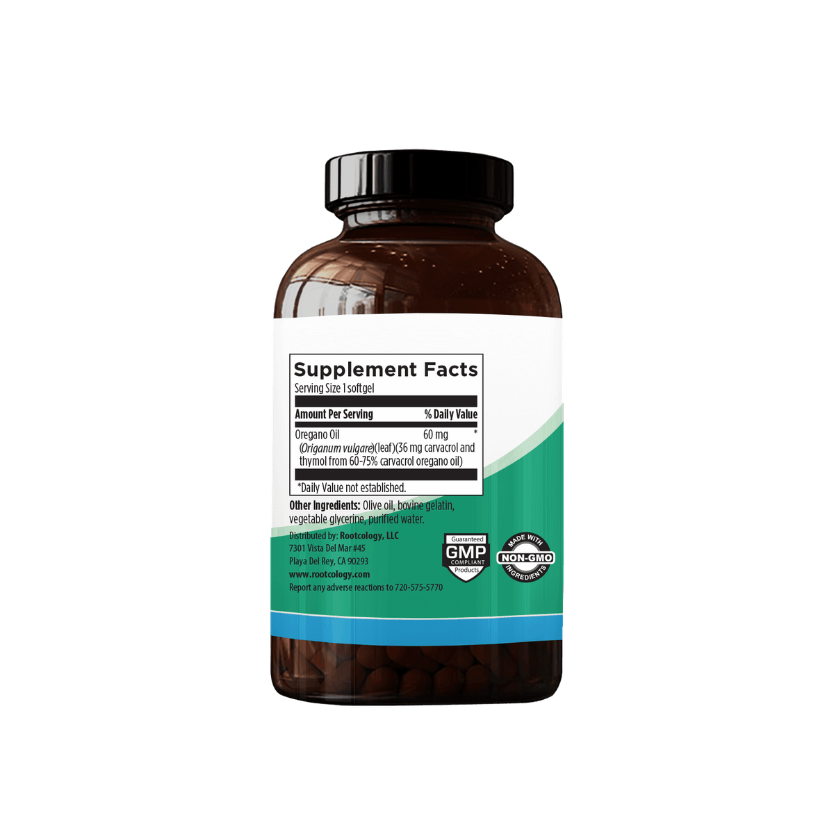 Rootcology Oil of Oregano Supplement Facts