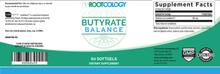 Rootcology Butyrate Balance Supplement Label