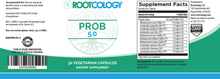 Rootcology ProB 50 Supplement Label